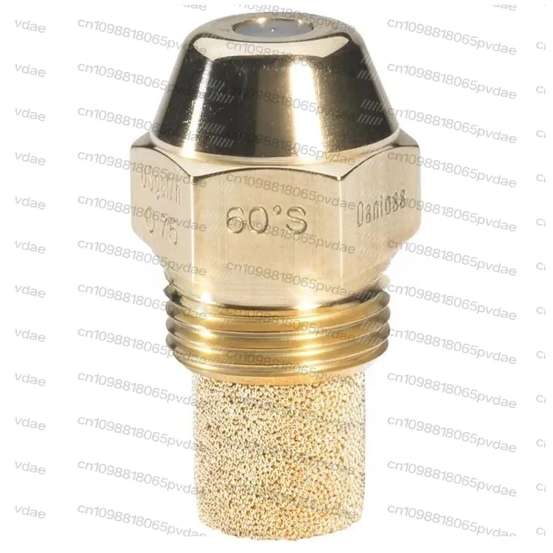 60degree replacement Oil Nozzle,Brass Diesel Methanol Atomization Spray head waste oil fuel injection Atomized spray jet