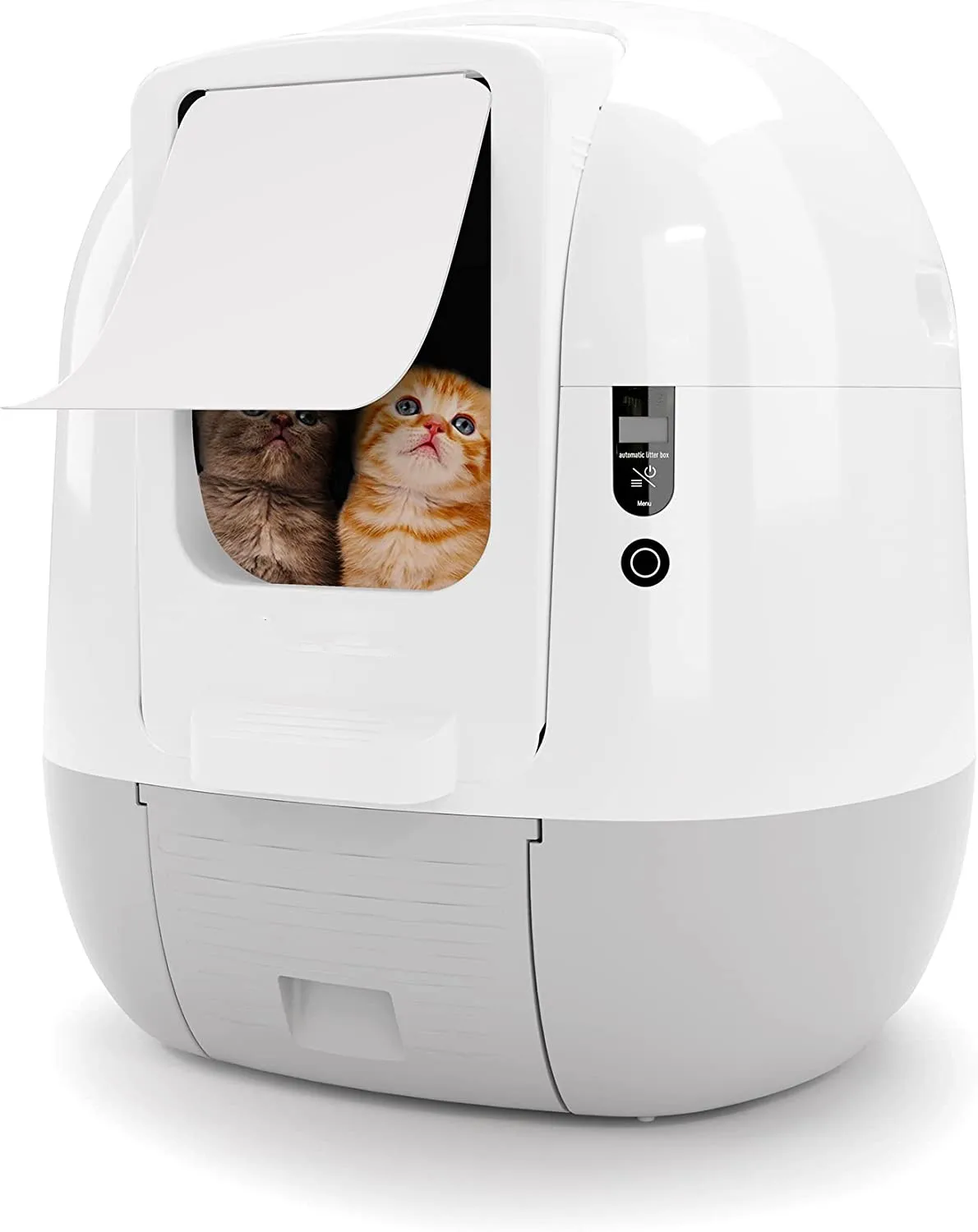 Smart Self Cleaning Cat Litter Box Automatic Fully Enclosed Cat Toilet with Anti-Pinch Sensor