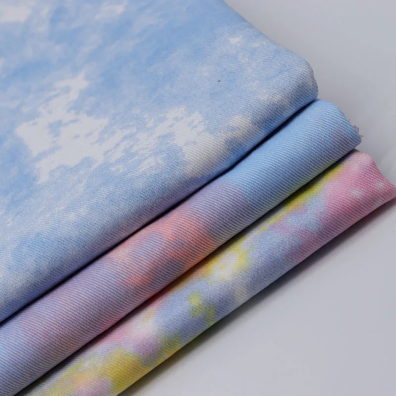 الملونة التعادل صبغ حك 100% نسيج القطن الدنيم بالمتر ل الجينز القبعات فستان أكياس الخياطة القماش سميكة غير مرونة الأزرق