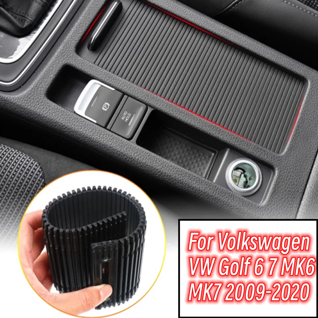 Inner Indoor Centre Console Roller Blind Cover For Volkswagen VW Golf 6 7 MK6  MK7 VW Sagitar 2006 2009 2014 -20 Car Accessories