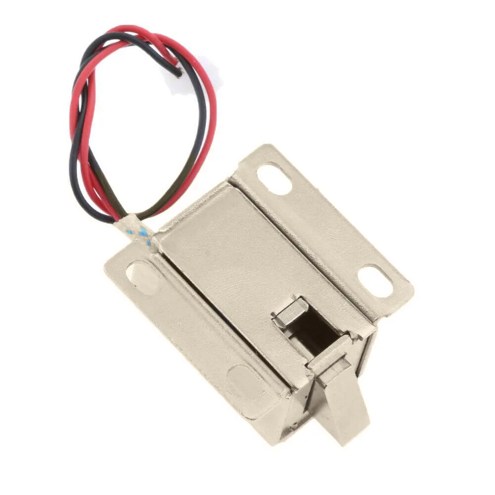 قفل صغير مقاوم للصدأ الكهرومغناطيسية تيار مستمر 12 فولت قفل باب كهربائي صغير خزانة التحكم الكهربائية قفل الباب دائم قفل باب السلامة #4