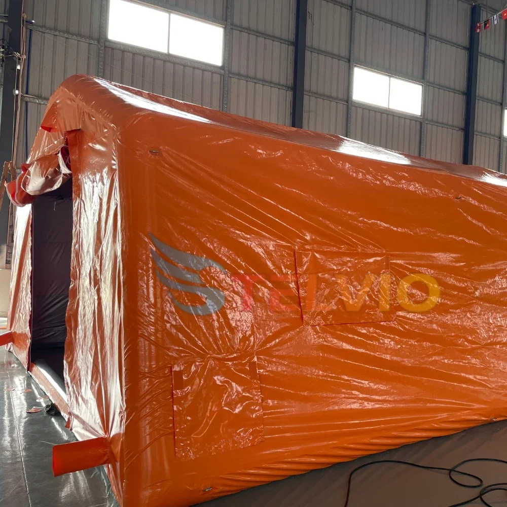 Wasserdichtes aufblasbares PVC-Zelt zur Linderung von Katastrophen und zur Brandbekämpfung medizinischer Rettung