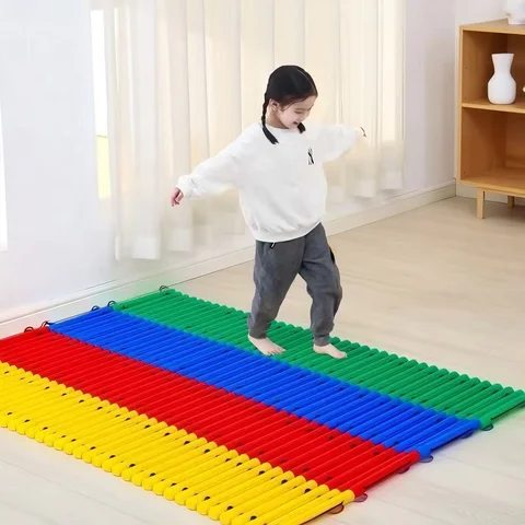 Children Balance Board Step Coordination Training Toy Indoor Outdoor Sensory Integration Improvement Gross Motor Skills