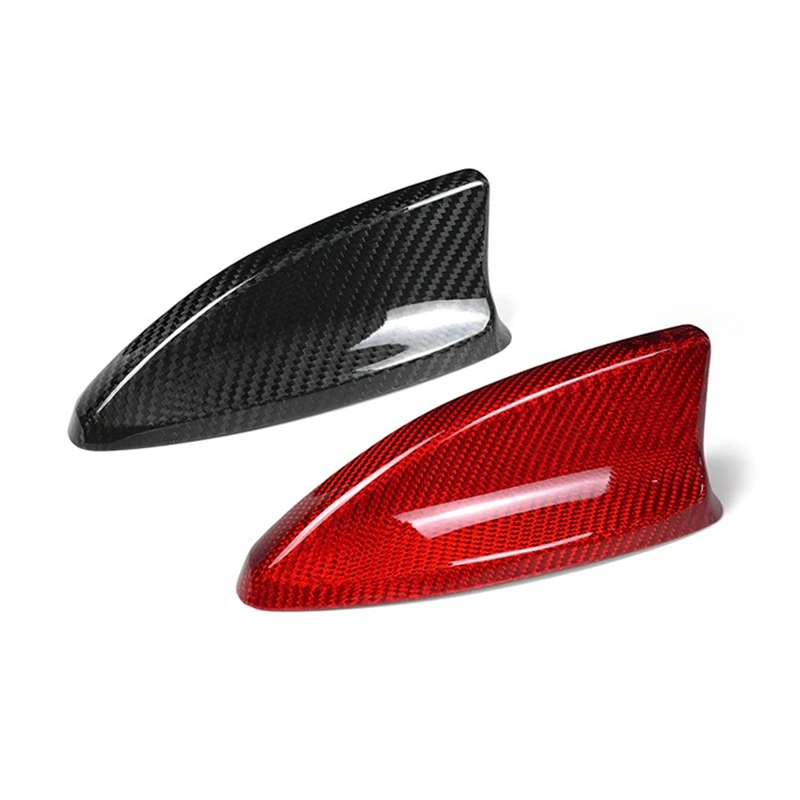 Car Carbon Fiber Shark Fin Antenna Cover For Honda Civic 11Th Sedan Hatchback And Type R 2022-UP