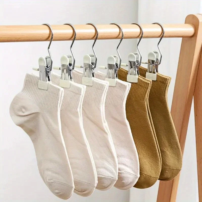 Cloth with hooks, portable laundry rack, garment organizer, clothes clip, laundry storage and organizing supplies,