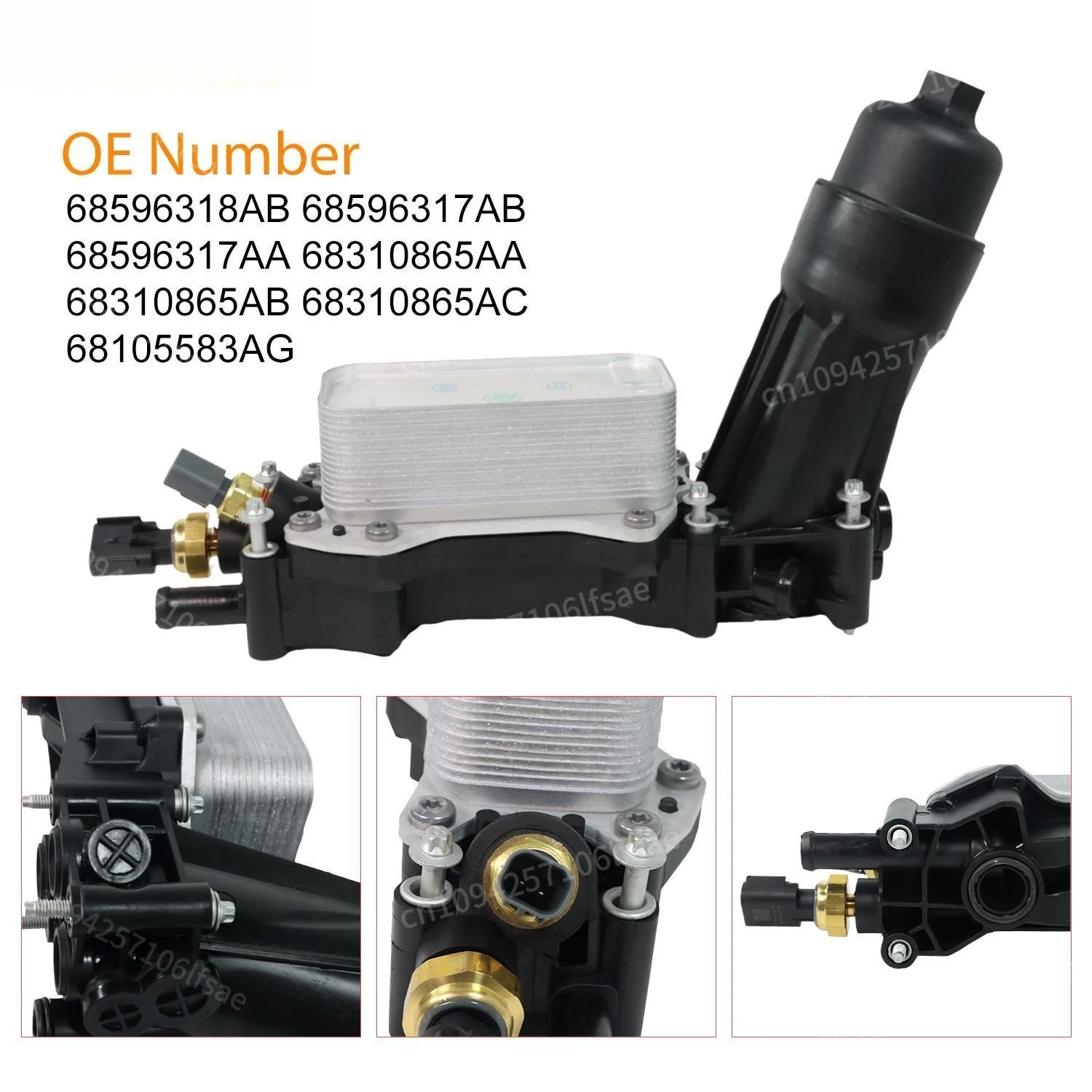 

Engine Oil Filter Housing 68596318AB 68596317AB 68596317AA 68310865AA 68310865AB For 200 300 Dodge Ram 3.6L