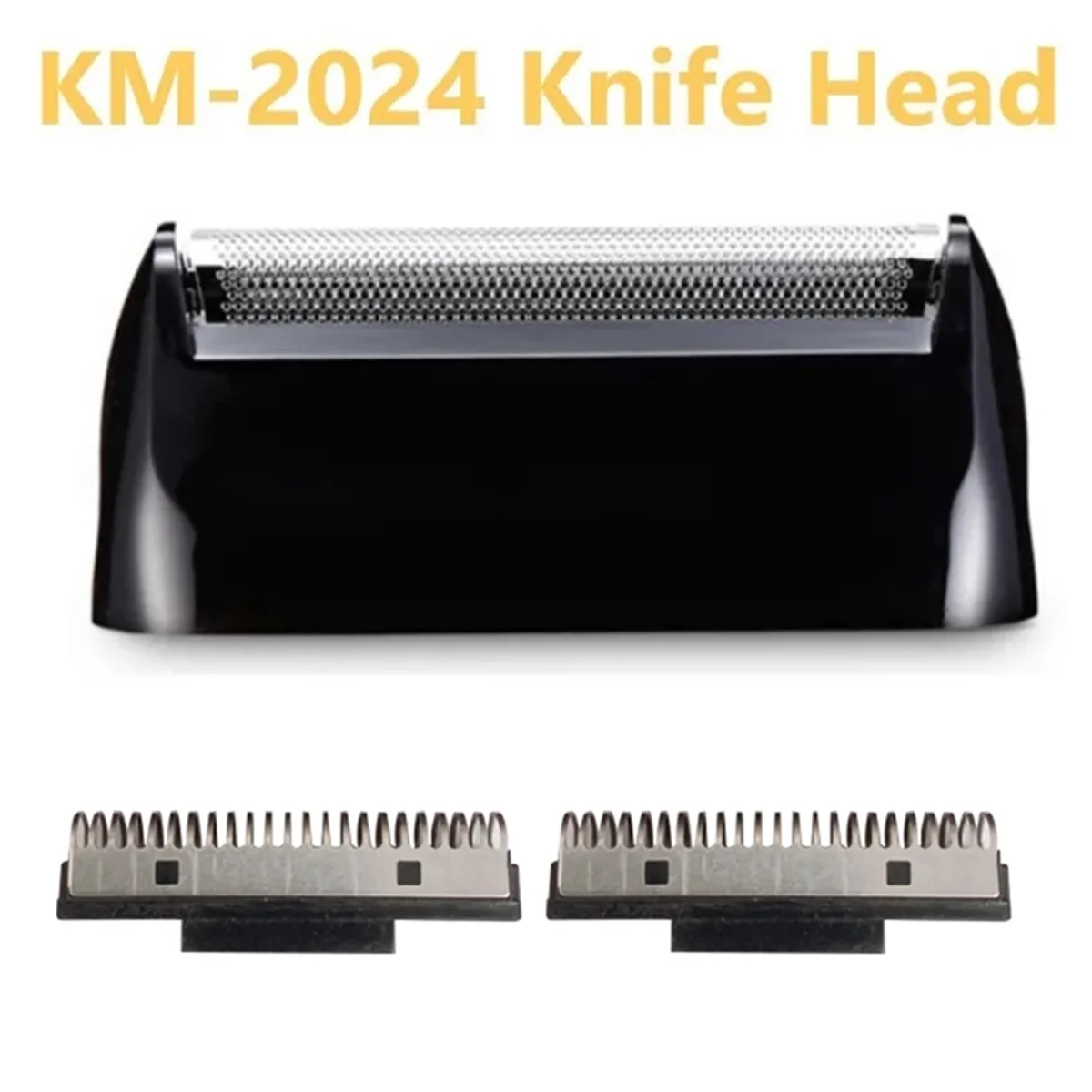 Replace Shaver Blade Head for Kemei KM-2024 Electric Shaver for Men'S Mesh Blade Net Beard Shaving Parts