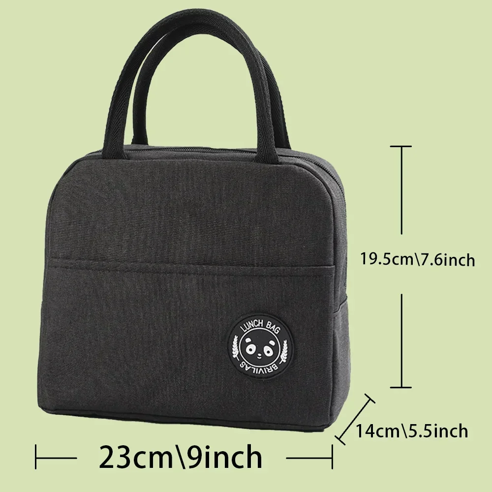 Women's Lunch Bag Reusable Lunch Bag Women's Men's Lunch Warmer Box Suitable for Work Picnic Beach Mouth Print