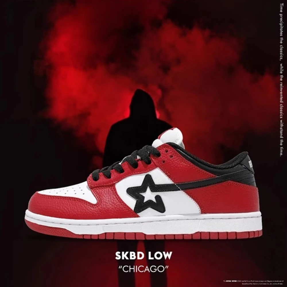 

Women Shoes for Men Retro Y2K Classic Red Punk Rap Street Skateboard Shoes Fashion Sneakers Couple Sports Casual Shoes Unisex