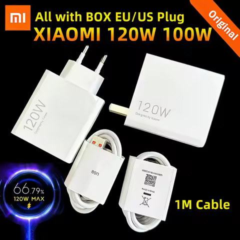 Original Xiaomi 120w 100w Charger Hypercharge Fast Charging Travel Adapter EU Mi 17 15 14 T Pro 13t Redmi 13 Poco X7 F7 F8 X8 M8