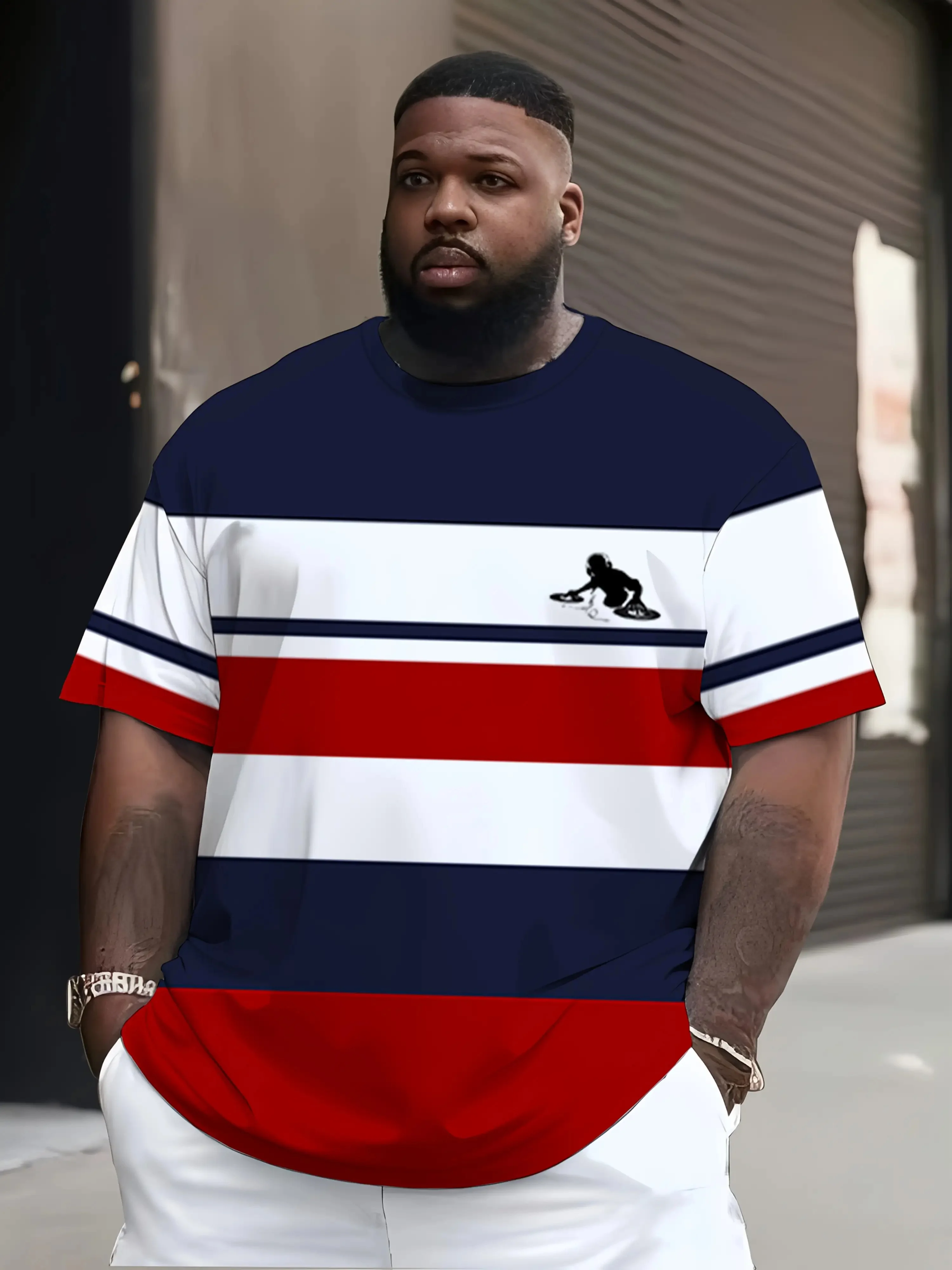 Men's T-shirt: Breathable, athletic fabric; a versatile top suitable for both casual and office wear.