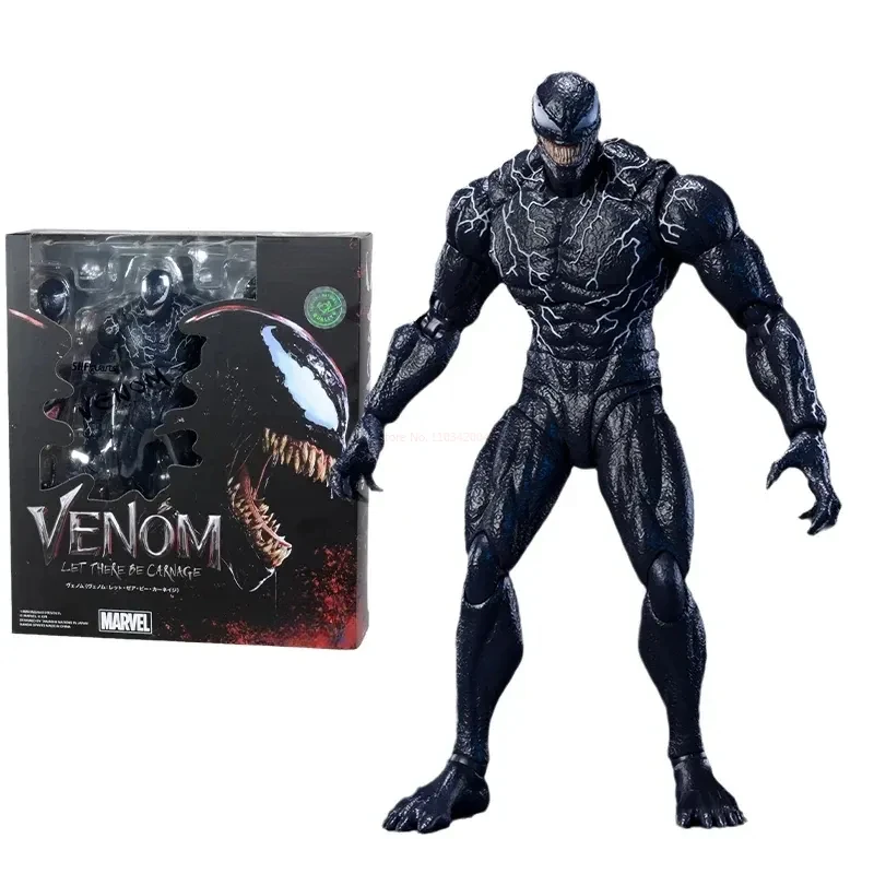 

Marvel Amazing Spider-man Movie Animation Symbiosis Venom Character Mannequins Pvc Sculpture Series Model Toys To Send Children