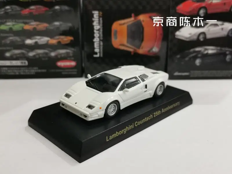 

1/64 KYOSHO Lamborghini Countach 25th anniversary Collection die cast alloy trolley model ornaments gift