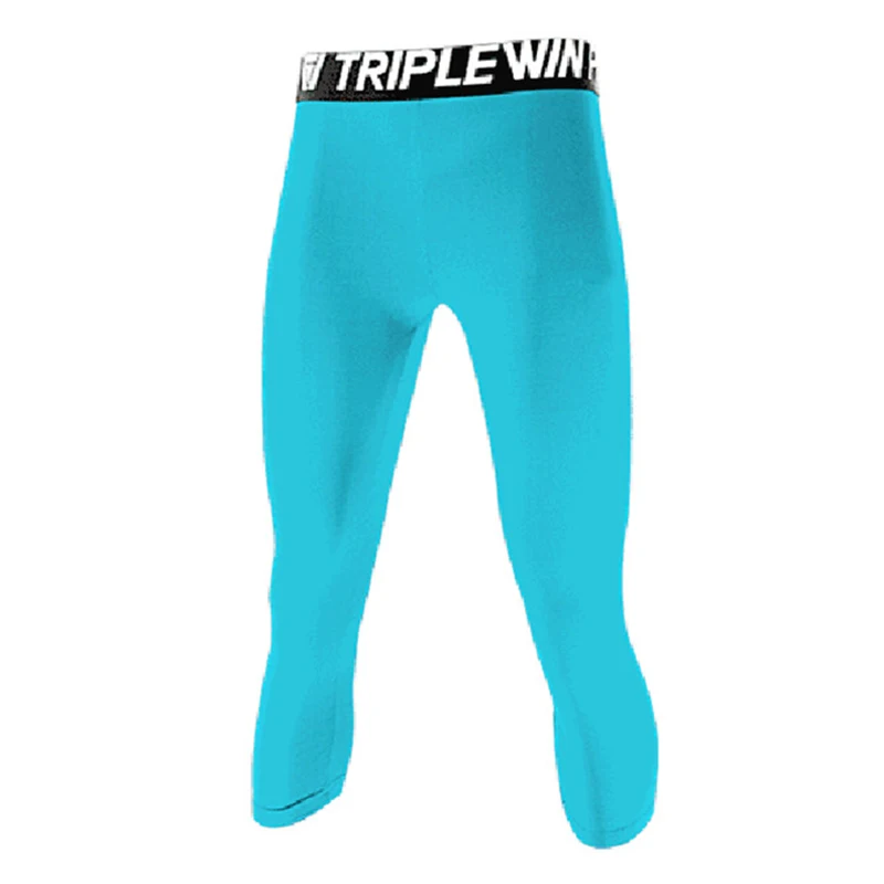 Lato kobiety Capri legginsy do biegania spodnie kobiece koszykówka piłka nożna piłka nożna ćwiczenia Fitness Sport 3/4 krótkie legginsy spodenki 41