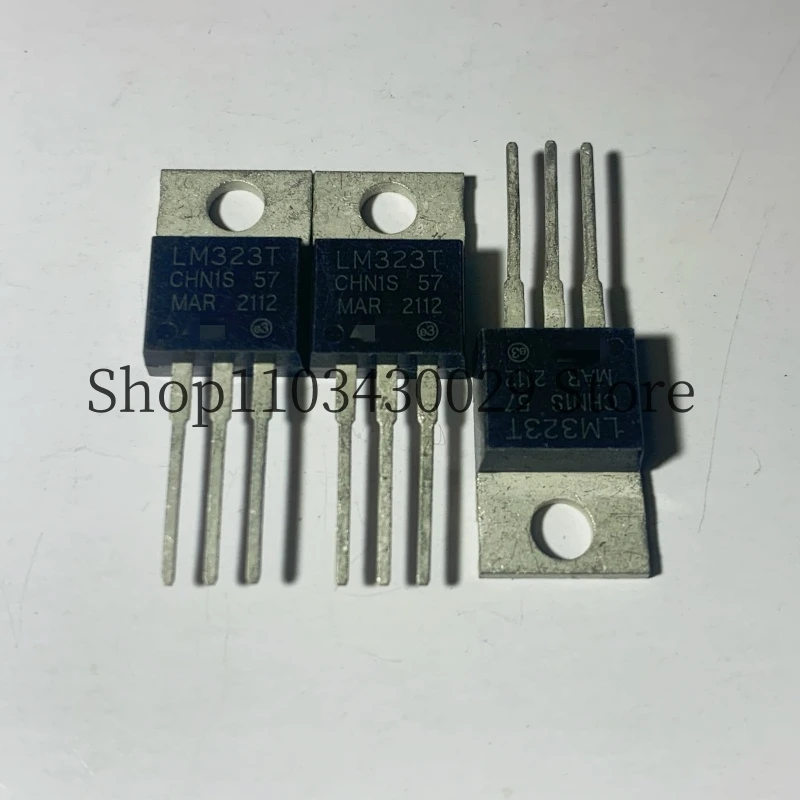 10ชิ้น LM323AT ใหม่และดั้งเดิม LM323 LM323T ต่อ-220 3A 5โวลต์สามขั้วควบคุมแรงดันไฟฟ้า