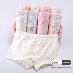 Boxer da cartone animato per bambini in puro cotone da donna per bambini di 3-8 anni