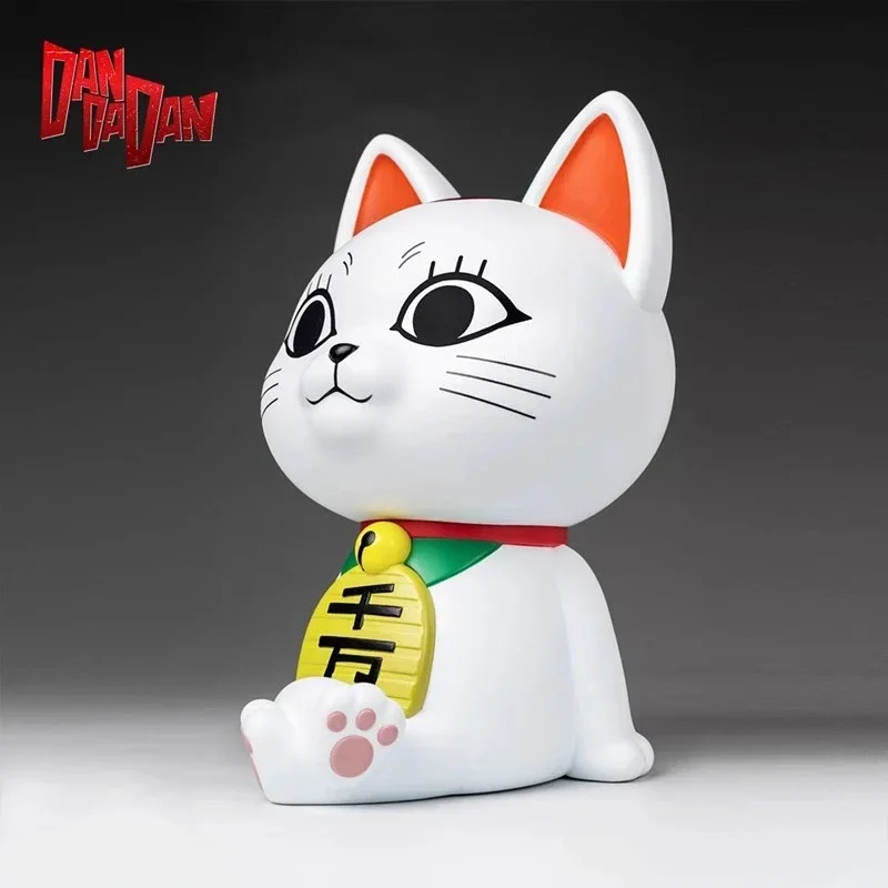 17.5cm Dandadan Anime Turbo Granny Figure Saving Pot Kwaii Cat PVC Action Figure Statue Desktop Display New Year Gifts for Kids