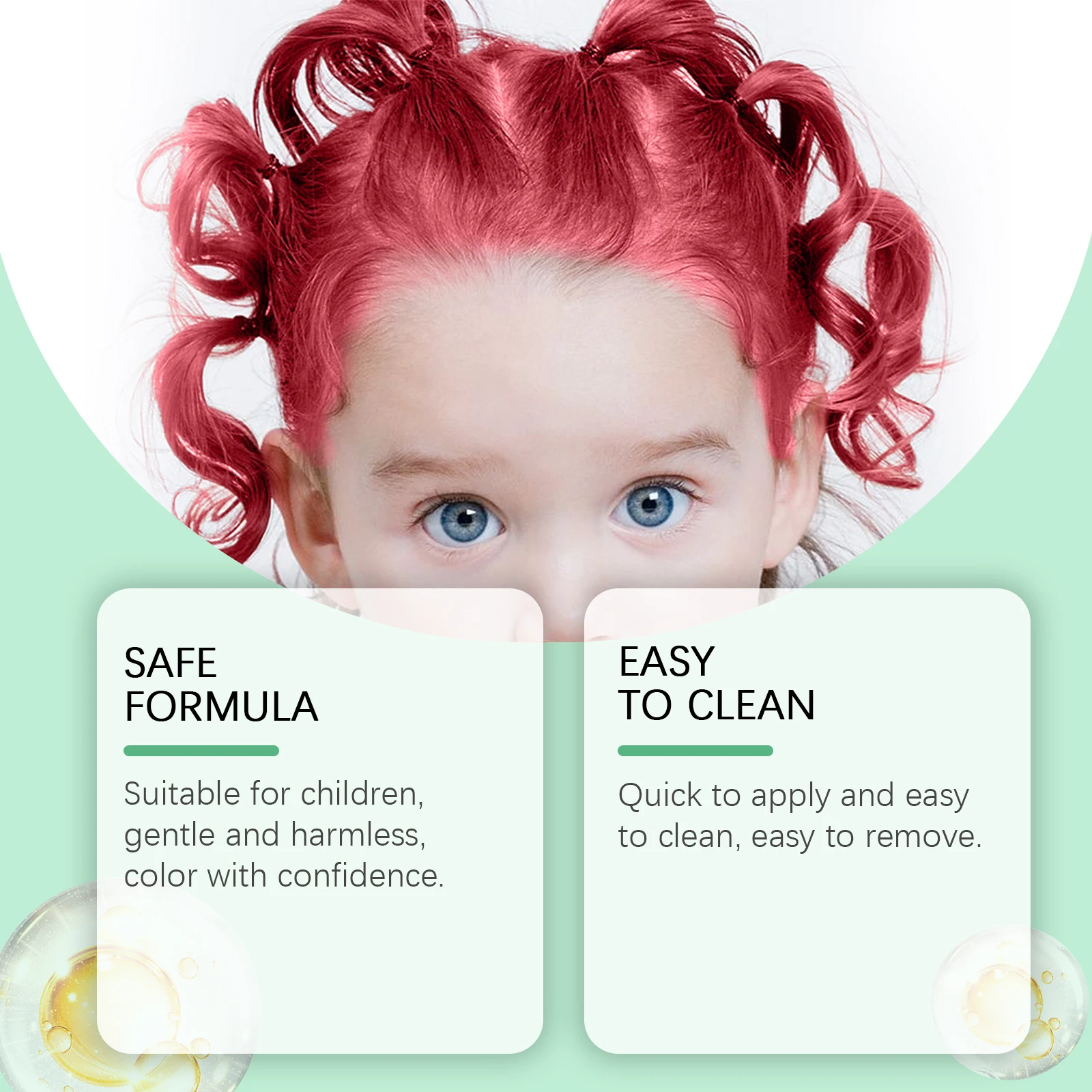 Kids Temporary Hair Coloring Wax 9 Colors Easy Use Quick Wash Out No Irritating DIY Party Styling Tool Disposable Hair Dye Paste