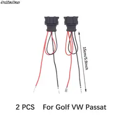 2Pcs Car Speaker Wire Harness Adaptor Replace Vehicle Connection Plug Cable Connector for Golf for Seat for Passat