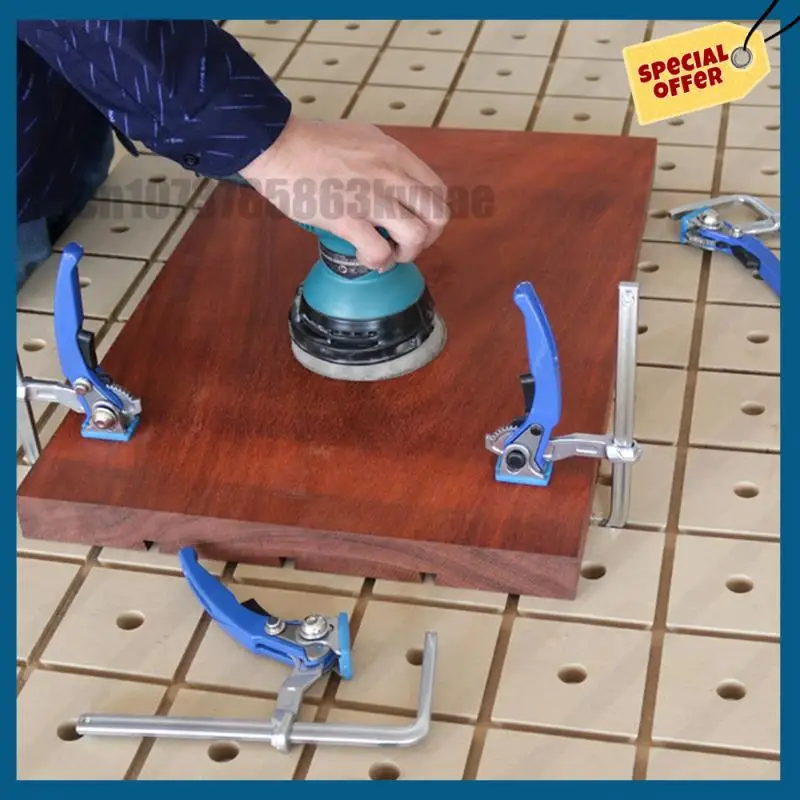 Durable Woodworking Clamps, Quick Release F Clamp For Dovetail Track, 2Pcs Set For Joinery Projects