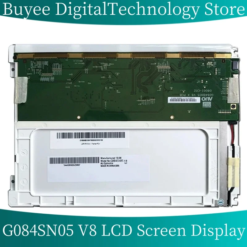 

New Original 8.4 Inch G084SN05 V8 LCD Screen Display Monitor G084SN05 V8 LCD Screen Display 800×600 Industrial Panel Replacement