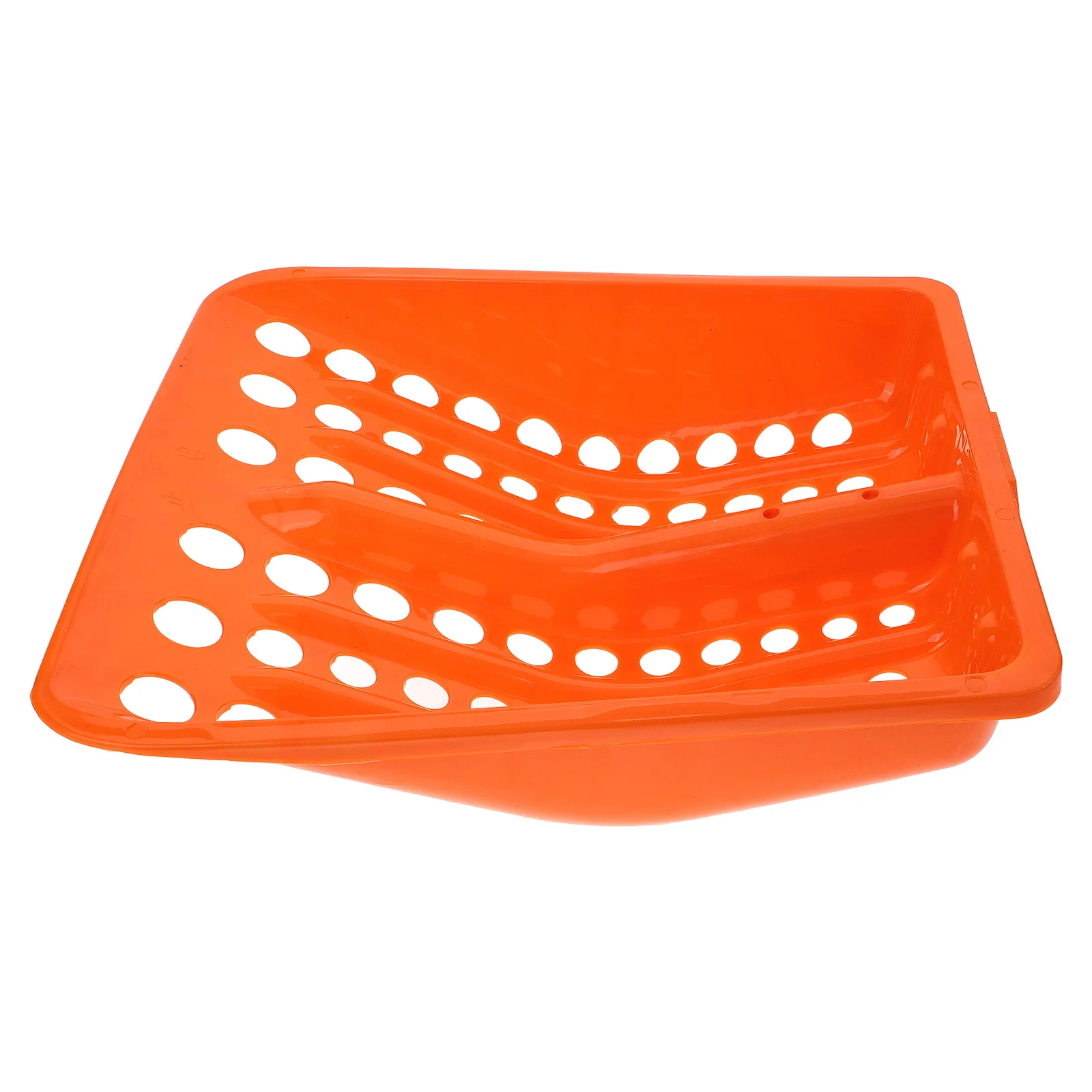 Testa della pala per setacciatura in plastica di lunga durata Strumento multiuso per l'alimentazione agricola dei grani di neve Sostituzione leggera e durevole