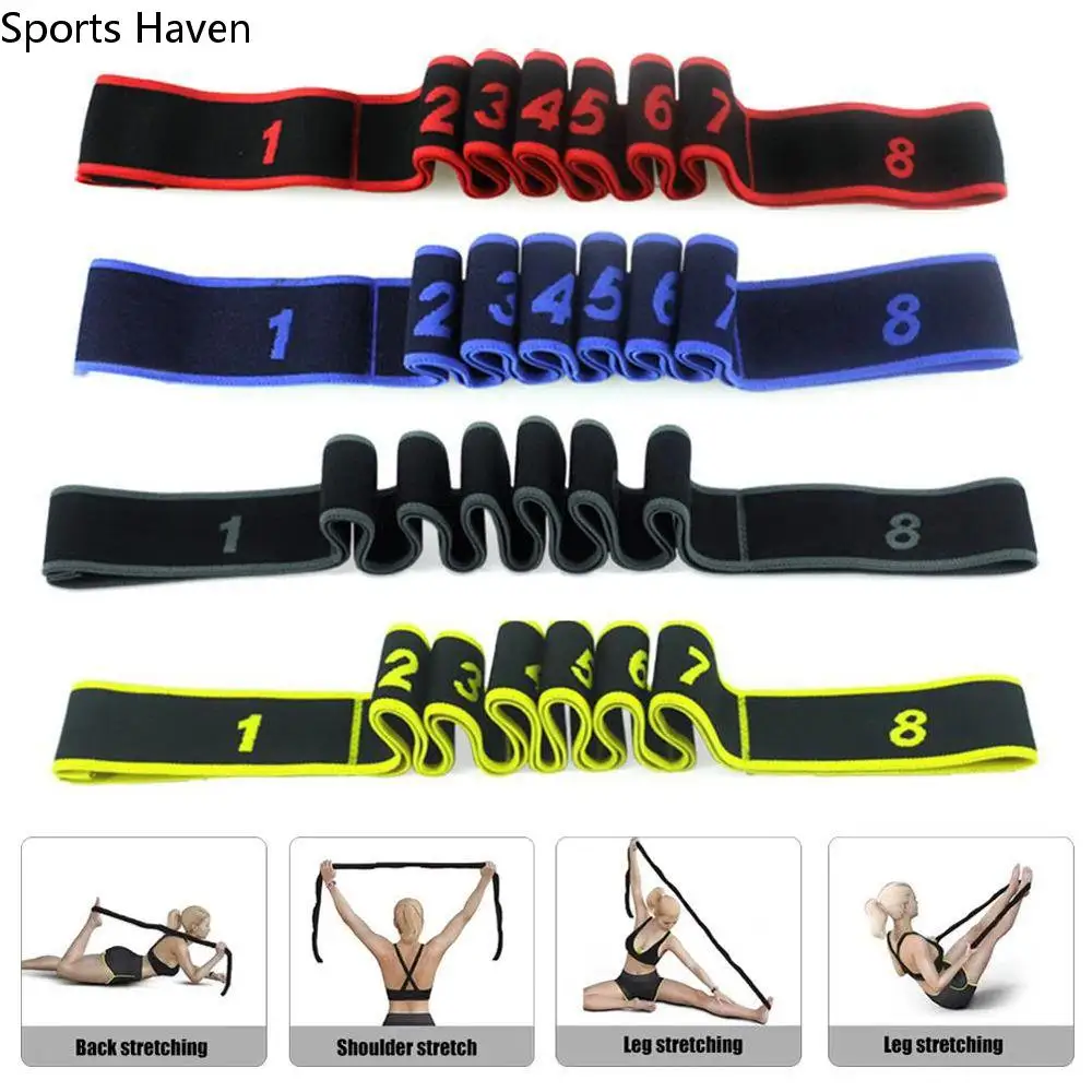 

Dance Training Yoga Belt Stretch Rope Exercise Pilates Tension Band Stretch Belt Yoga Pull Strap Resistance Bands Elastic Band