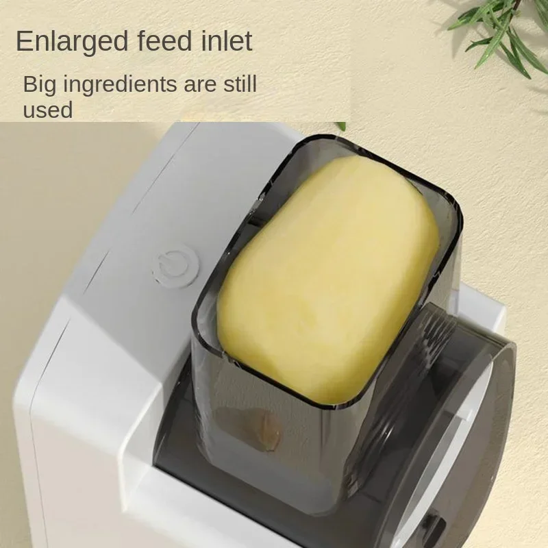 Cheese Chipping Machine Electric Apparatus Multifunctional Drum Vegetable Cutter Home Use and Commercial Use