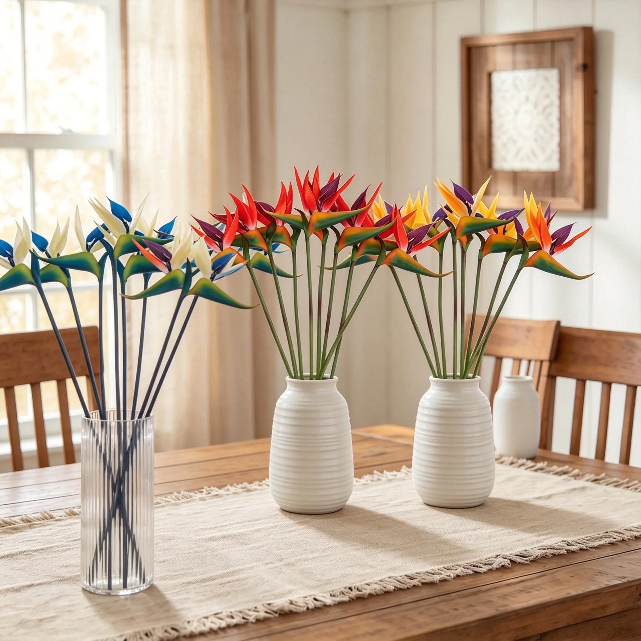 Bird Paradise Strelitzia - ดอกไม้ประดิษฐ์ Bird Of Paradise จำนวน 8