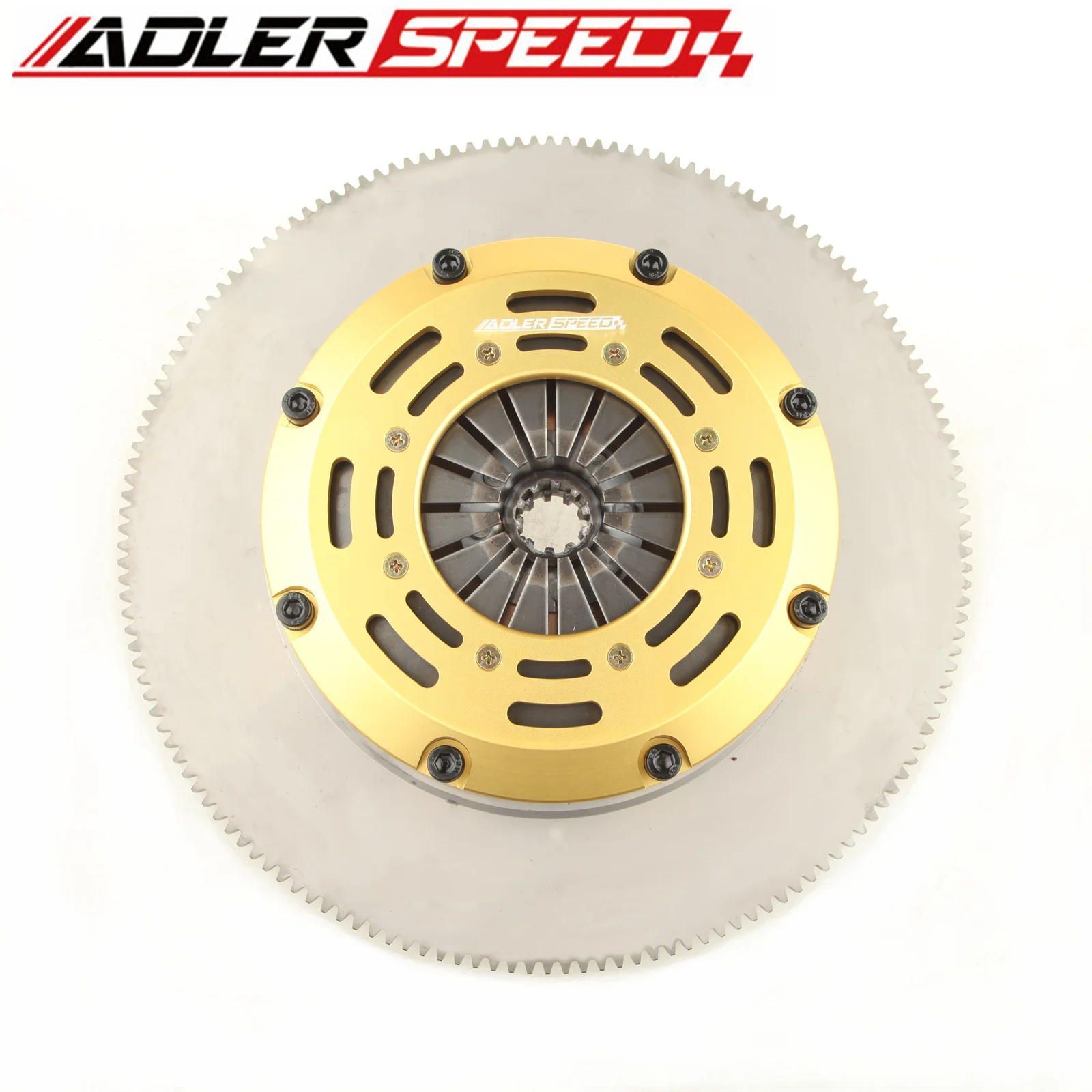 ADLERSPEED RACING KOPPELING TWIN DISC KIT Voor 1981-1995 FORD MUSTANG 5.0L V8 302ci