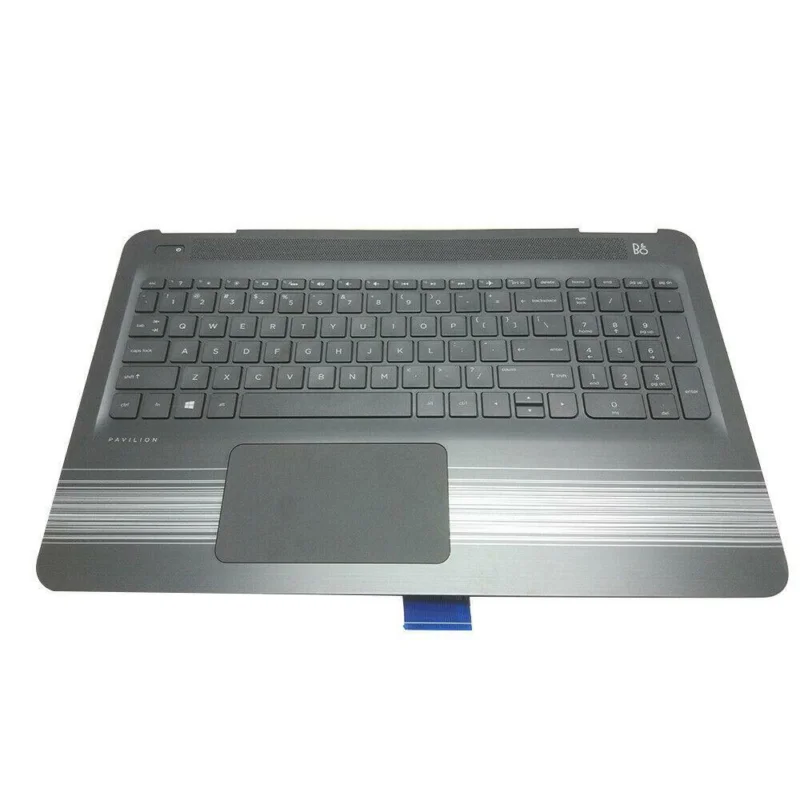 For HP 15-AU 15-AW 15-AL TPN-Q172 Q175 Palmrest Touchpad Keyboard US No backlit