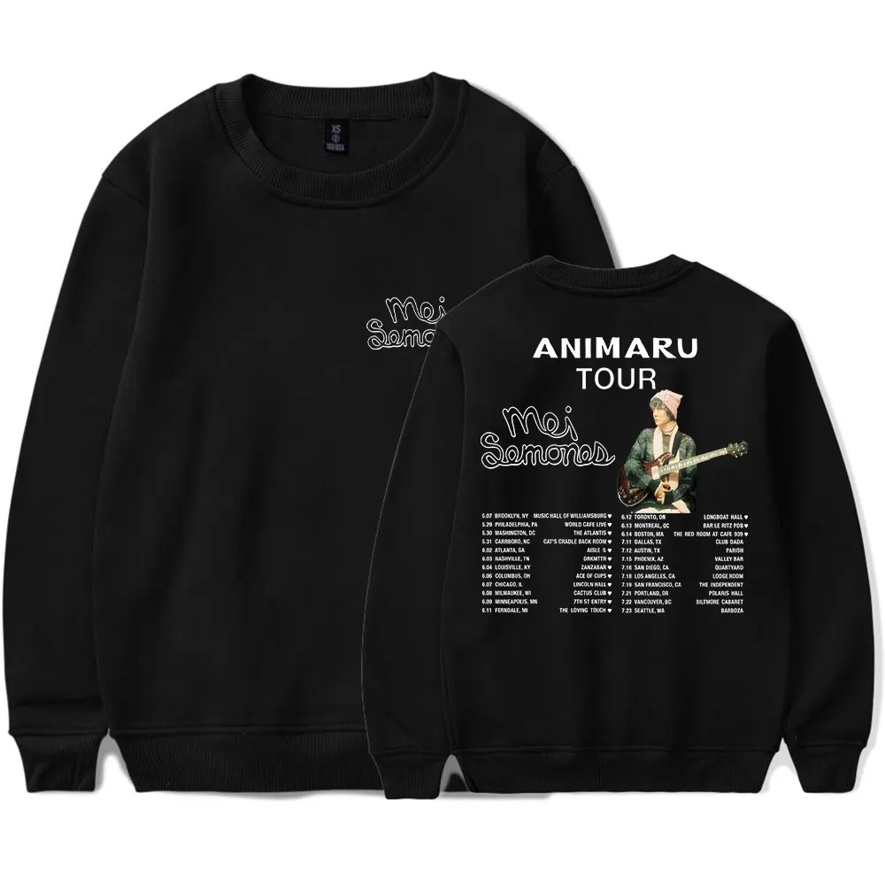 

Mei Semones Animaru Tour Merch Унисекс Модные модные персонализированные толстовки с круглым вырезом с длинными рукавами