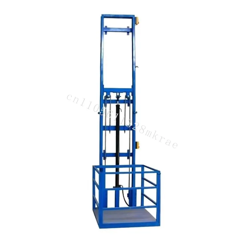 

Small freight elevators with guide rail hydraulic lift for direct sales warehouses and factory floor lifting operation platforms