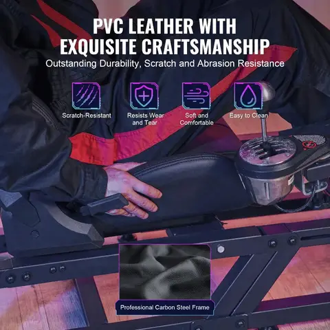 Robust racingrattstativ för Logitech G923 G920 G29 Max330LBS Compact 8 best sales Logitech G29-stativ - №8