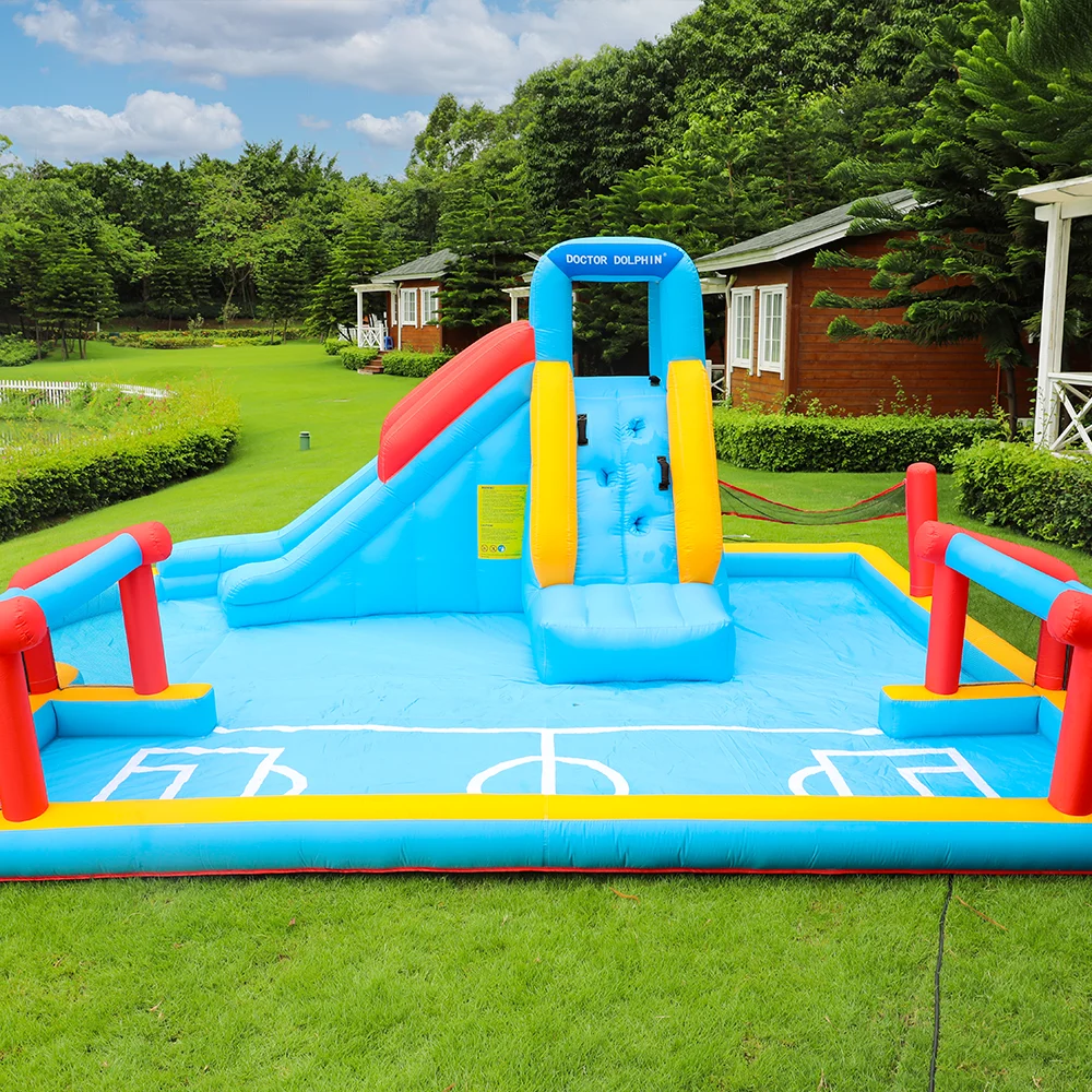 

Doctor Dolphin Children Home Use Kids Slide Bouncy Castles Bounce Houses Inflatable Jumping Castle air Bounce Water Slide