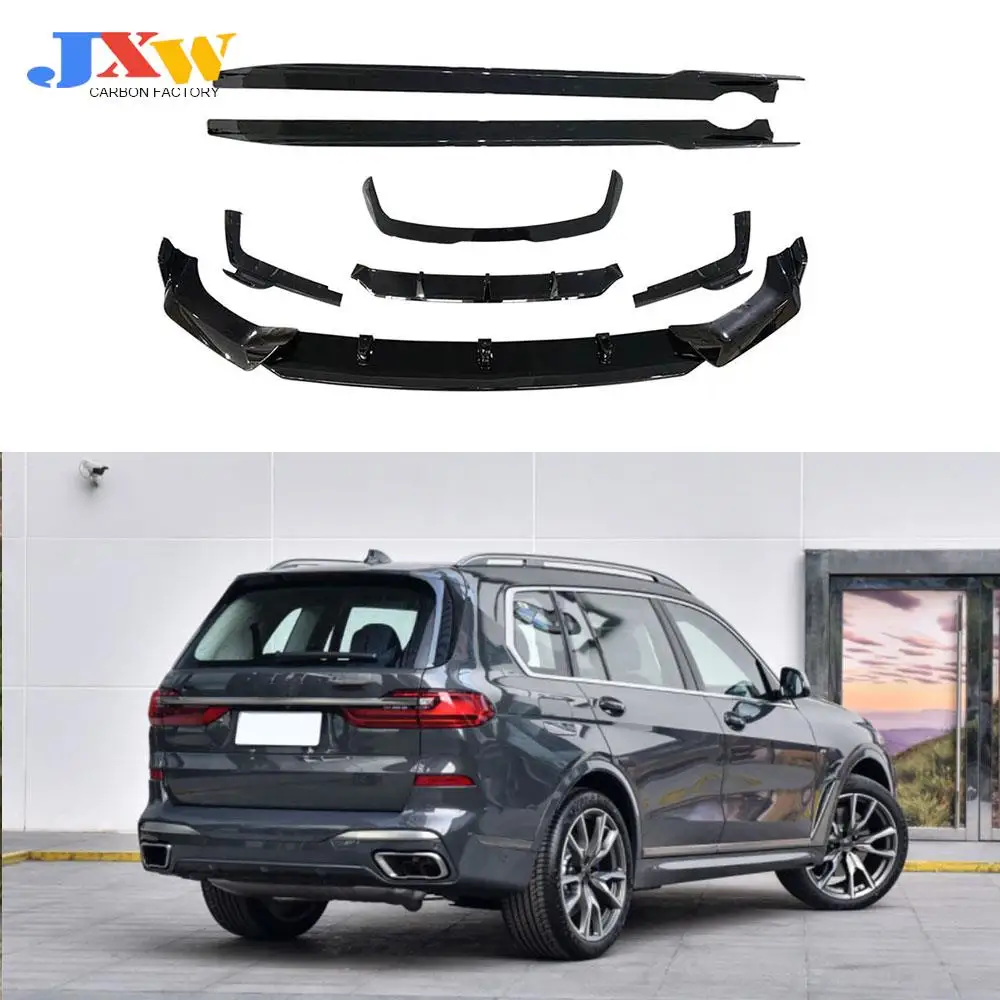 

Gloss Black Front Lip Rear Diffuser Spoiler Side Skirt for BMW X7 G07 M Sport 2019-2021 Car Body Kits ABS carbon fiber