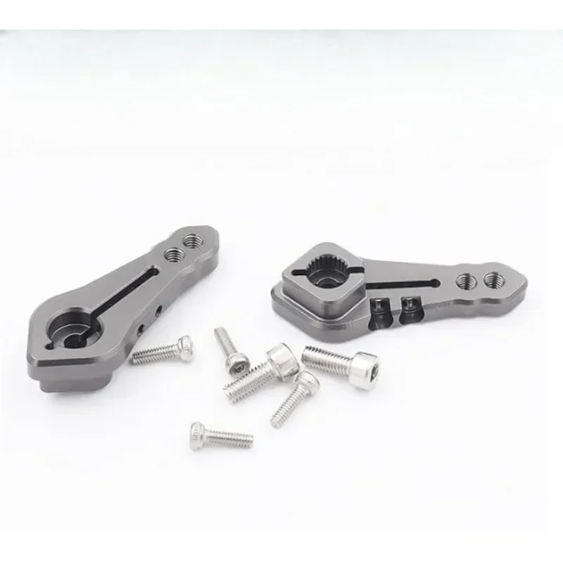 

1pcs 37mm Metal Rc 25t Tooth Steering Servo Arm For 1/10 Rc Crawler Car Trxs Trx4 Trx6 Scx10 Axial D90 Rgt Rc Car Parts