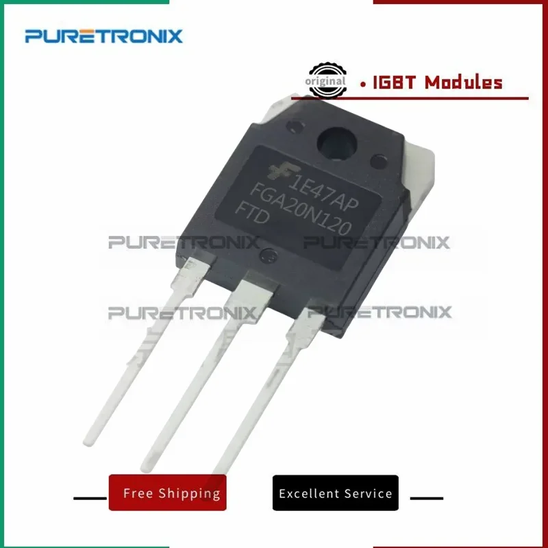 

50pcs/lot FGA20N120FTD APT30D100BHBG New