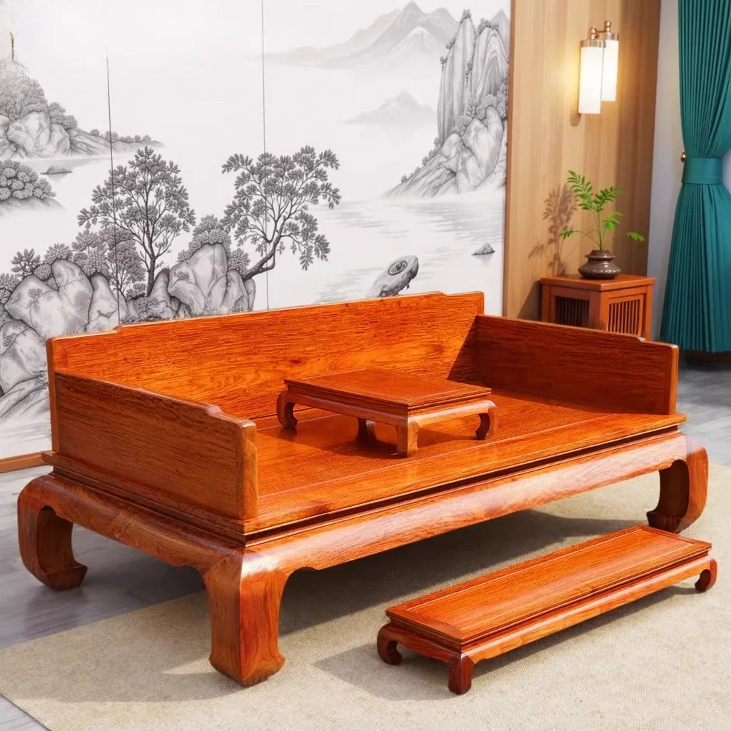 Palissandro, letto Arhat, addensato, tavola singola, matrimoniale, tronchi, mortasa e tenone