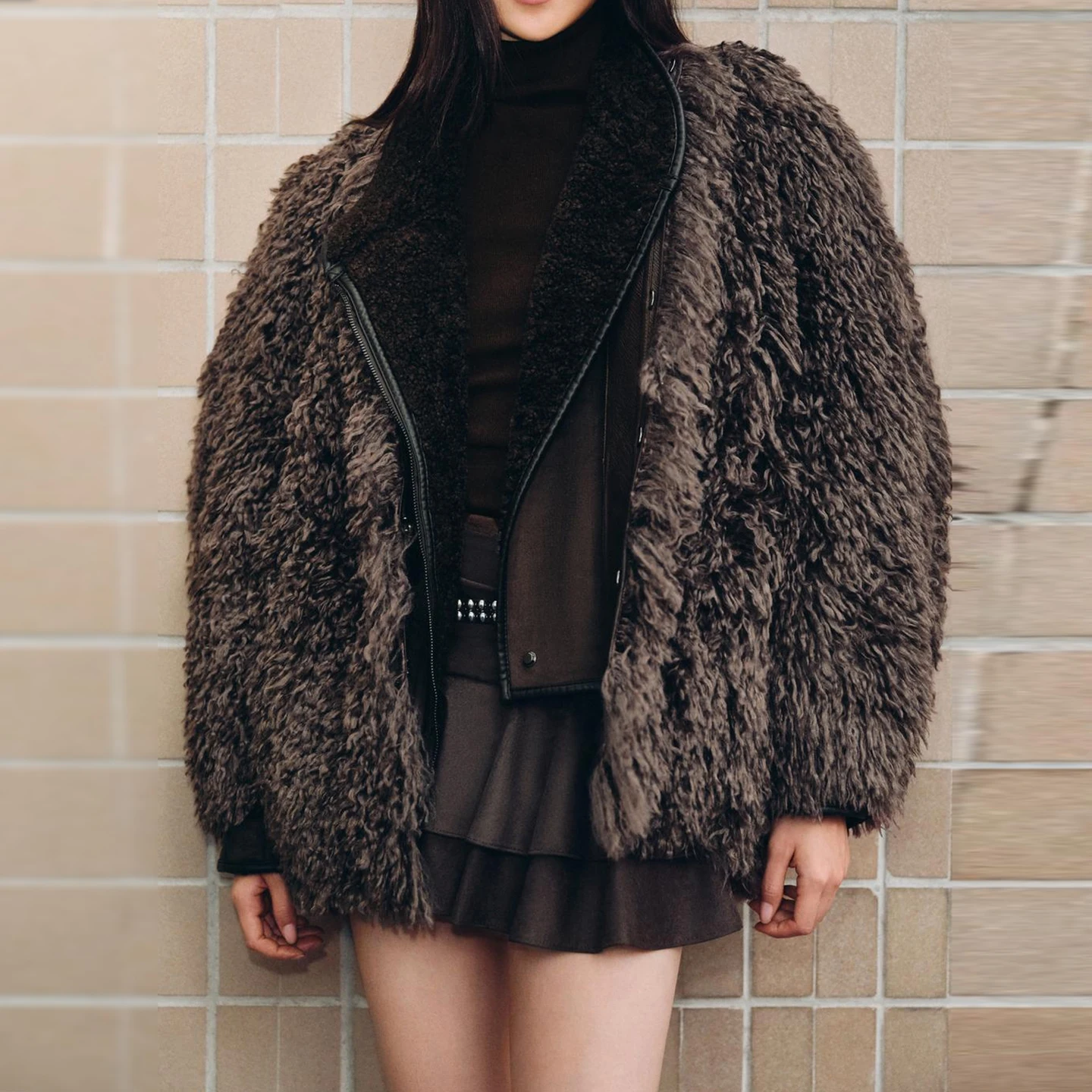 Z المرأة ort Svel الطيار Jaet 2025 جديد Sle فضفاض صالح الجولة Ne سستة إغلاق الخريف Faion معطف السيدات