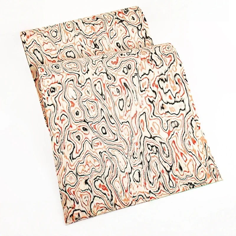 Colorful Cloud Mixed Engineered wood veneer 0.4-0.5mm – 250x58cm Engineered Veneer Sheet for Handicraft