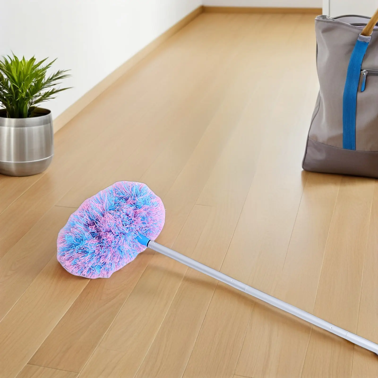 Detachable Ceiling Fan Cleaner Duster Circular Soft Brush for High Ceilings Light Fixtures Fan Blades Walls Furniture Reusable - view 6