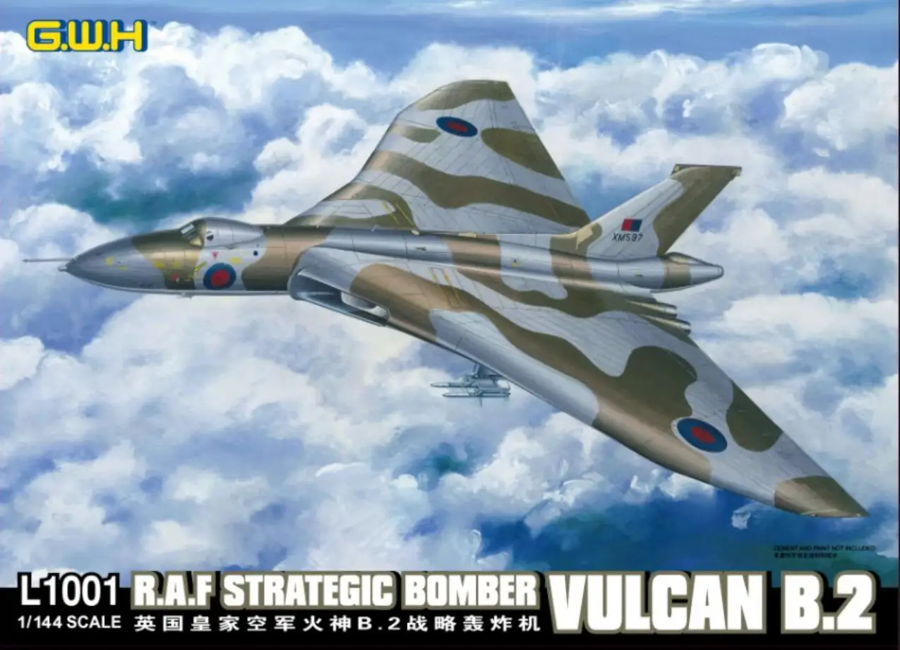 GREAT WALL HOBBY L1001 1/144 RAFSTRATEGIC BOMBER VULCAN B2 PLASTIC MODEL KIT