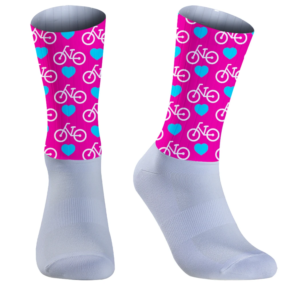 Calcetines deportivos para hombre y mujer, medias Unisex para correr, baloncesto, ciclismo, deportes al aire libre, calzado para bicicleta de carretera, 2024