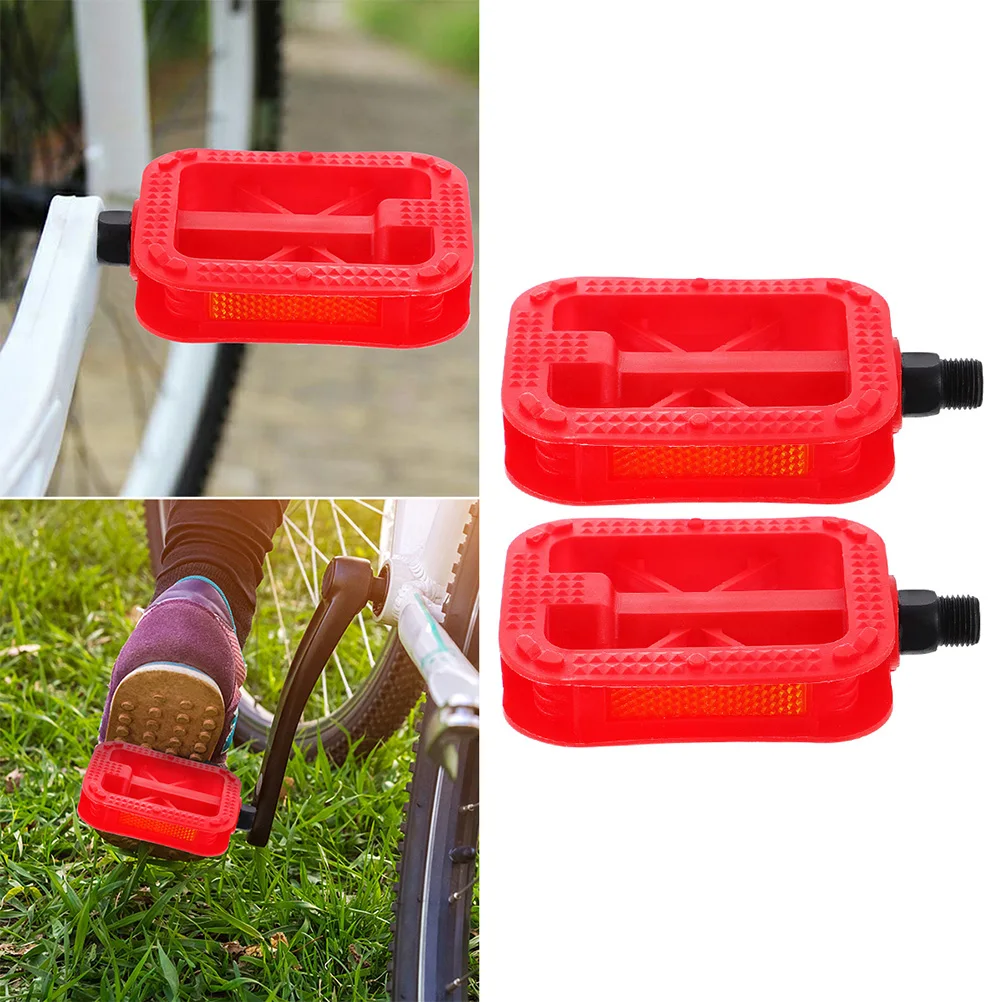 

1 set Replaceable Anti-Skid Bike Pedals Wear-Resistant Bicycle Accessory For Road Mountain Kids Cycle Lightweight Durable Design