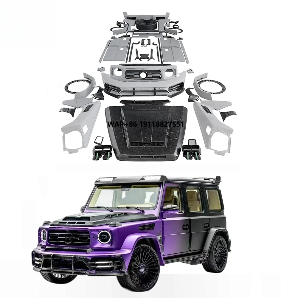 2018-2023 Benz G Class Wagon W464 Dry Carbon Fiber Body Kit Ortuner P900 M Style Bumper Upgrade New Condition