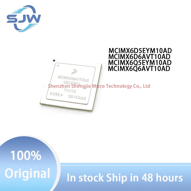 

MCIMX6D5EYM10AD MCIMX6D6AVT10AD MCIMX6Q5EYM10AD MCIMX6Q6AVT10AD encapsulation FCBGA-624 256KB Single-Chip Microcomputer