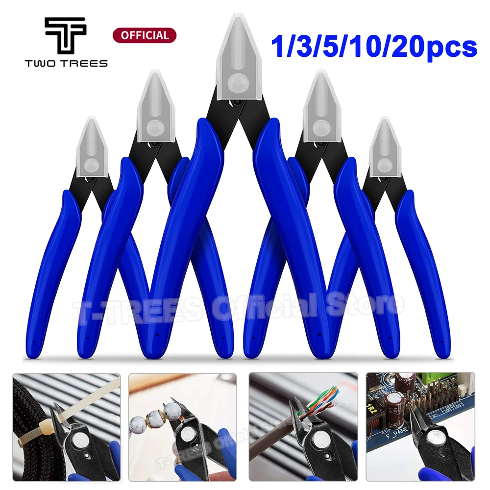 

1/3/5/10/20 шт. диагональные плоскогубцы, плоскогубцы из углеродистой стали, резак для электрического кабеля, режущие боковые ножницы, плоскогубцы, щипцы, ручной инструмент