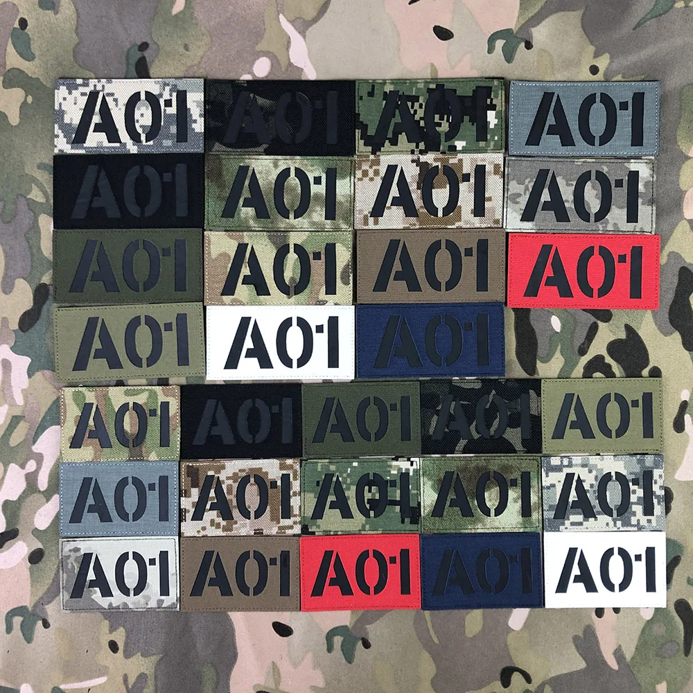 Laser Cutting IR IFF Infrared Reflection Custom Patch Radio Call Sign Name Tapes Black Letters Morale Tactics Military Airsoft