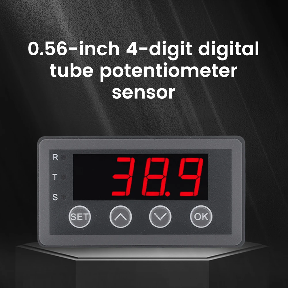 0.56 inch 4-digit Digital Tube Potentiometer Sensor Digital Display Meter 0-10V 0-20mA 2-10V 4-20mA 6-25V 0-40mA 8-25V 0-50mA